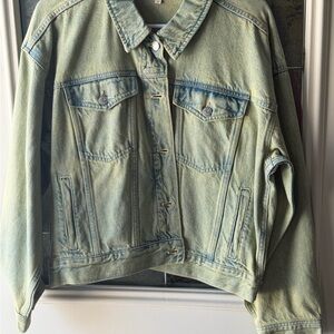 Madewell Olive Green Jean Jacket

 LAST CALL !!!!!!